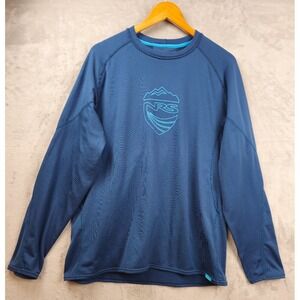 NRS Hydroskin Sun Shirt Mens Size XL Swimming Polyester Spandex Blend UPF 50 +